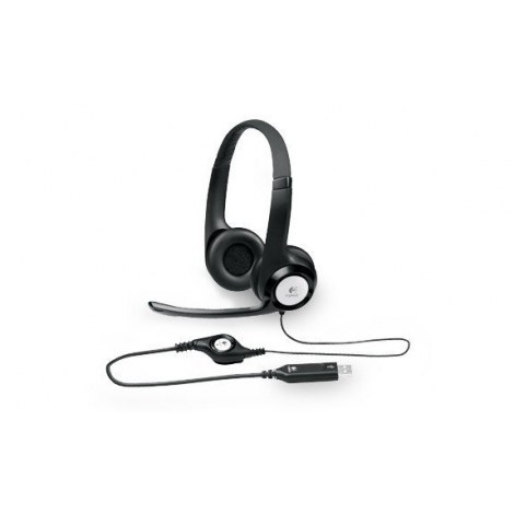 Logitech | Computer headset | H390 | Built-in microphone | USB Type-A | Black - 4